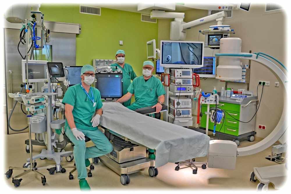 Blick in einen OP-Saal im neuen ambulanten Operationszentrum des Krankenhauses St. Joseph-Stift in Dresden-Johannstadt. Foto: SJS