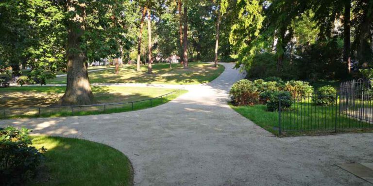 Hermann Seidel Park Nach Historischem Vorbild Rekonstruiert Striesen