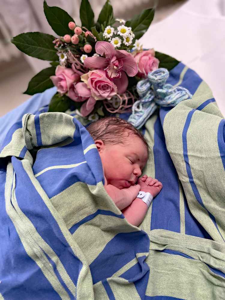 Der kleine Theo ist das Neujahrsbaby im St.- Joseph-Stift Dresden. Foto: St.- Joseph-Stift