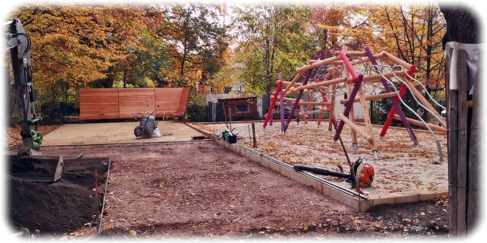 Der neue Spielplatz im Hermann-Seidel-Park. Foto: Ralf Dießelmann