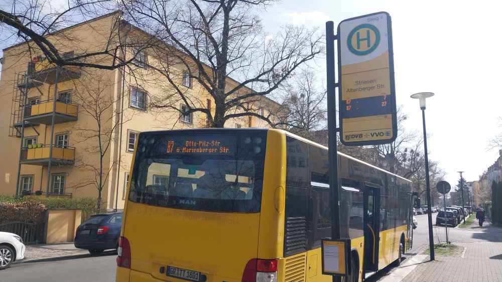 Soll aus Kostengründen künftig nicht mehr am Goldbergplatz in Striesen, sondern am Schulcampus Tolkewitz gen Mockritz starten. Foto: Heiko Weckbrodt