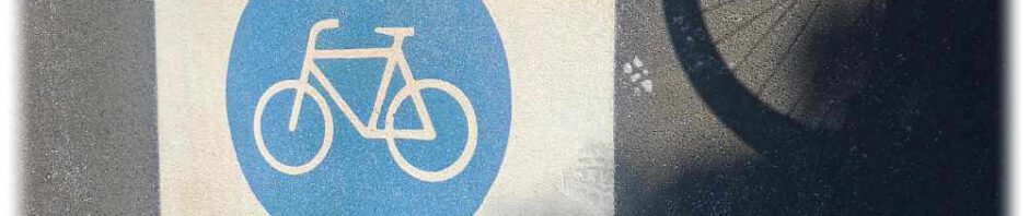 Auch auf der Fahrbahn weisen Logos auf den neuen Status der Glashütter und Kipsdorfer Straße als Fahrradstraße hin. Foto: Heiko Weckbrodt