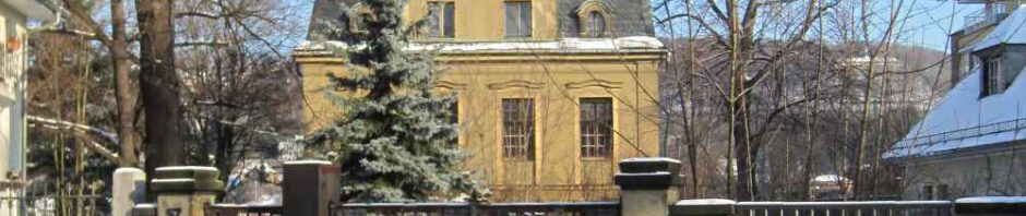 Die 2014 abgerissene Villa Romana an der Tolkewitzer Straße 57 in Dresden. Foto: Giorgio Michele, Wikipedia, CC3-Lizenz, https://creativecommons.org/licenses/by-sa/3.0/deed.en