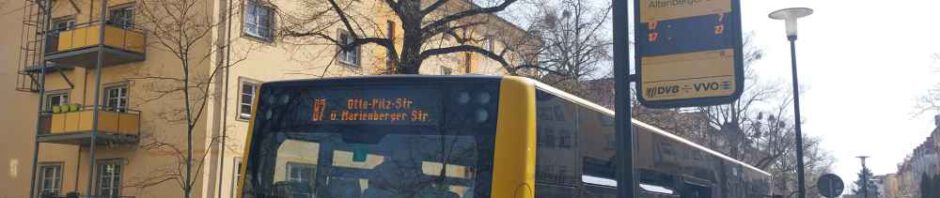 Soll aus Kostengründen künftig nicht mehr am Goldbergplatz in Striesen, sondern am Schulcampus Tolkewitz gen Mockritz starten. Foto: Heiko Weckbrodt
